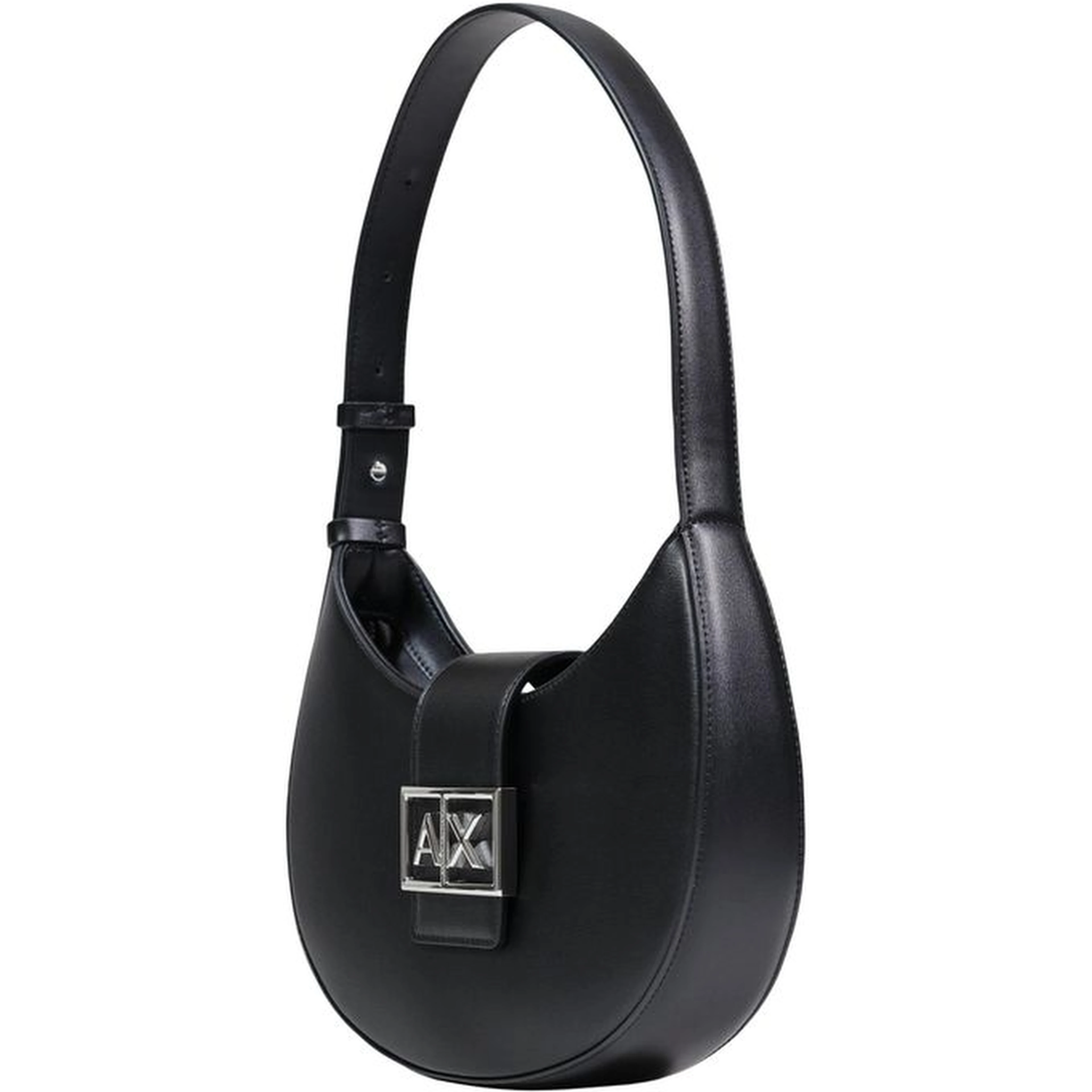 Black Polyester Handbag