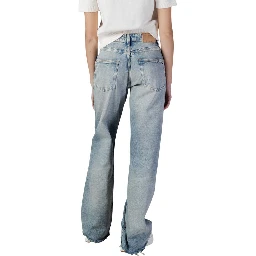 Light Blue Recycled Cotton Bootcut Jeans