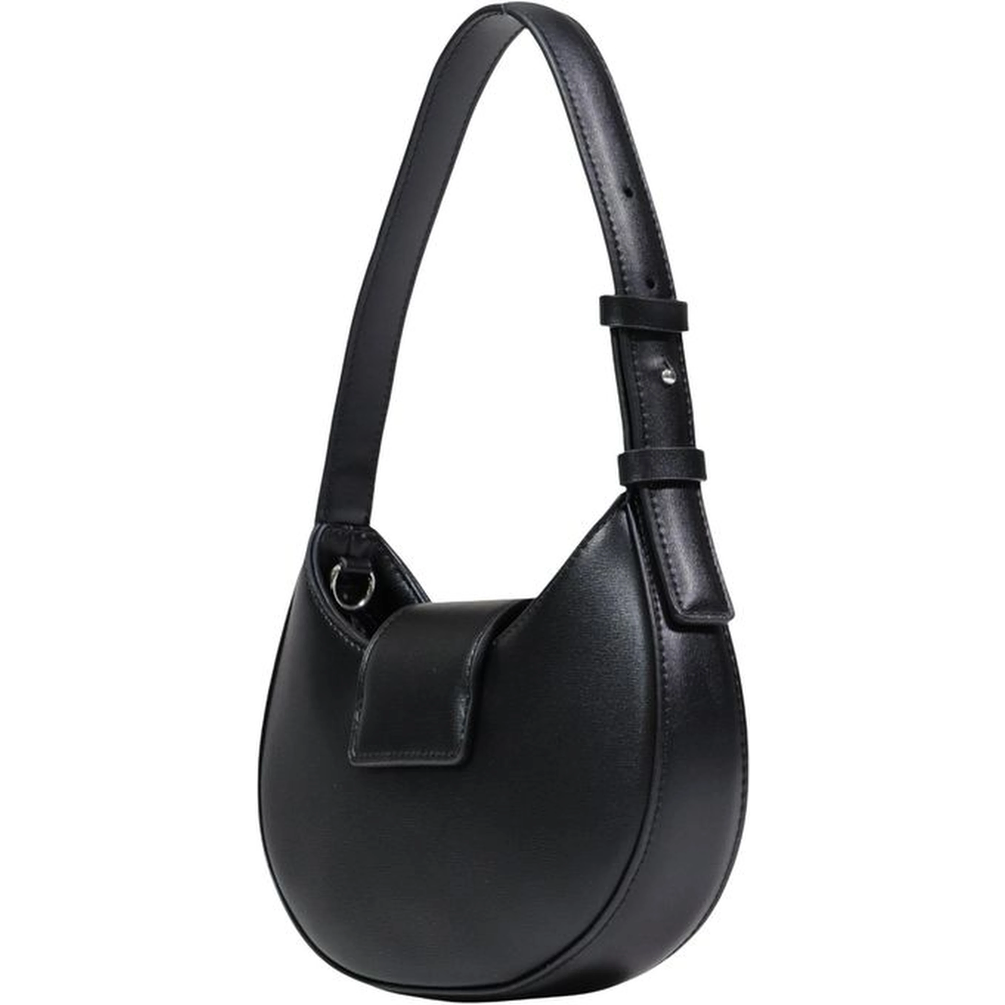 Black Polyester Handbag