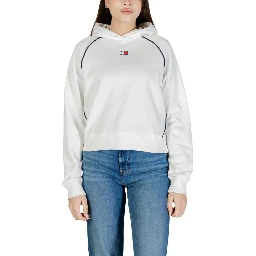 Cream Recycled Cotton Hoodie