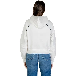 Cream Recycled Cotton Hoodie
