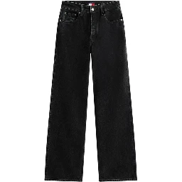 Black Recycled Cotton Bootcut Jeans