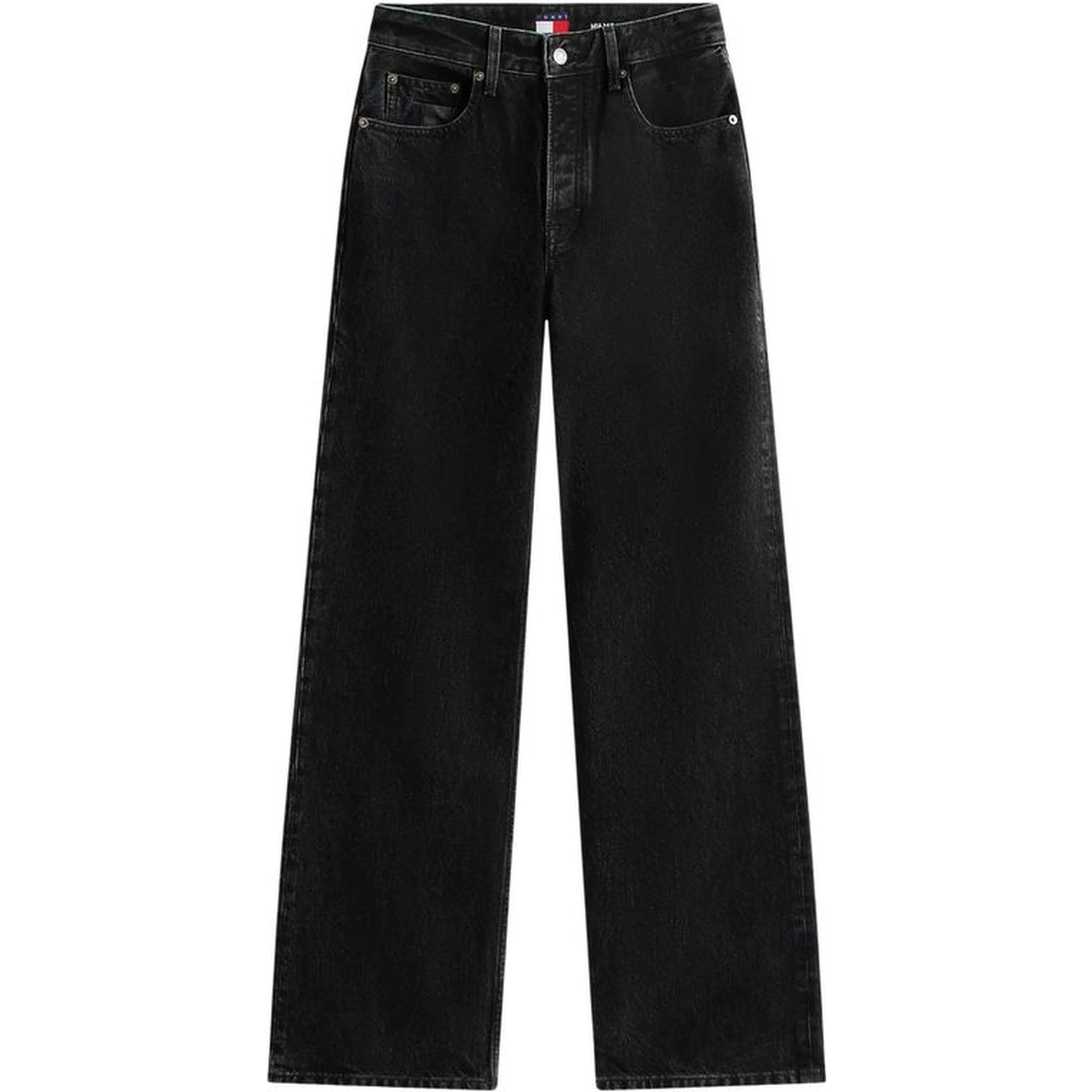 Black Recycled Cotton Bootcut Jeans