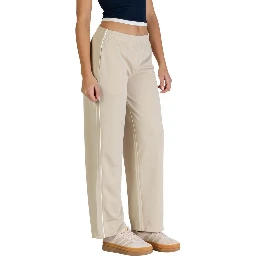 Beige Recycled Polyester Joggers (Workout Pants)
