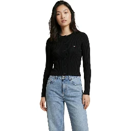 Black Organic Cotton Cardigan