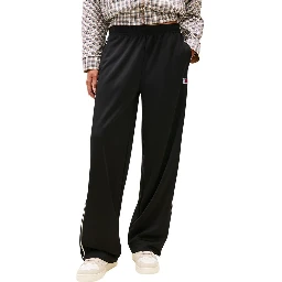 Black Recycled Polyester Joggers (Workout Pants)