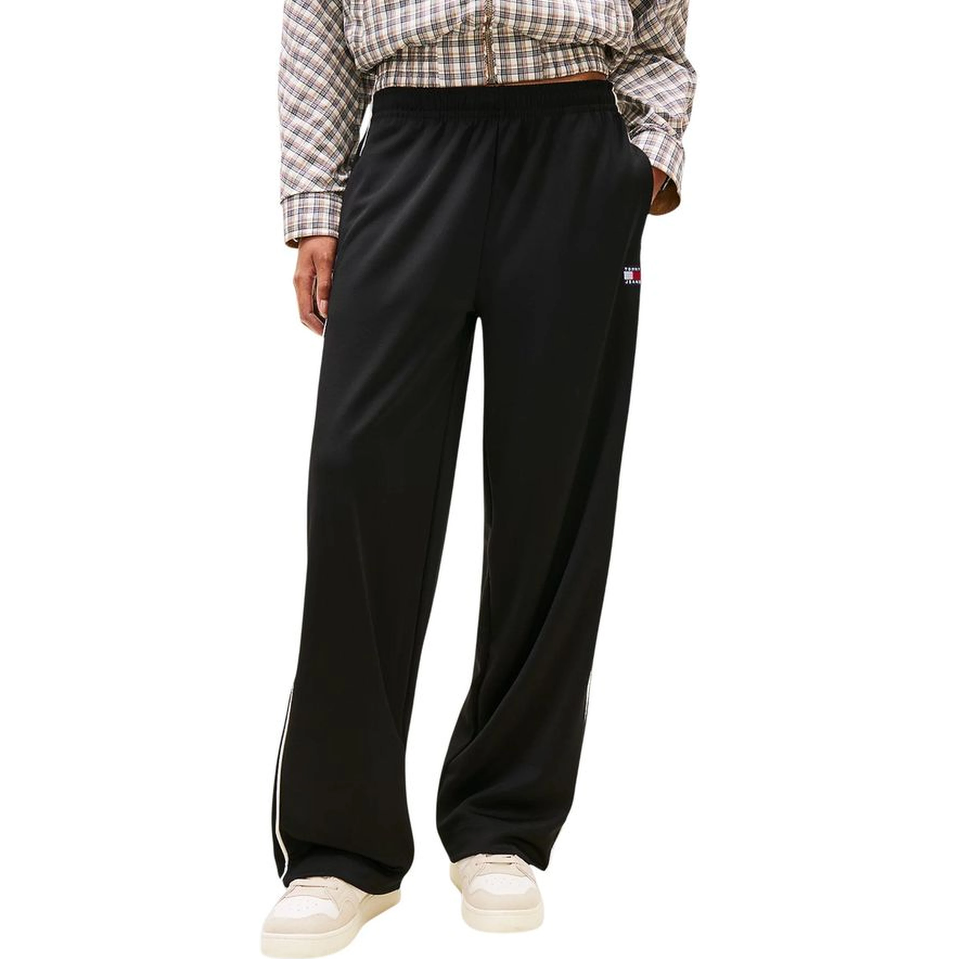 Black Recycled Polyester Joggers (Workout Pants)