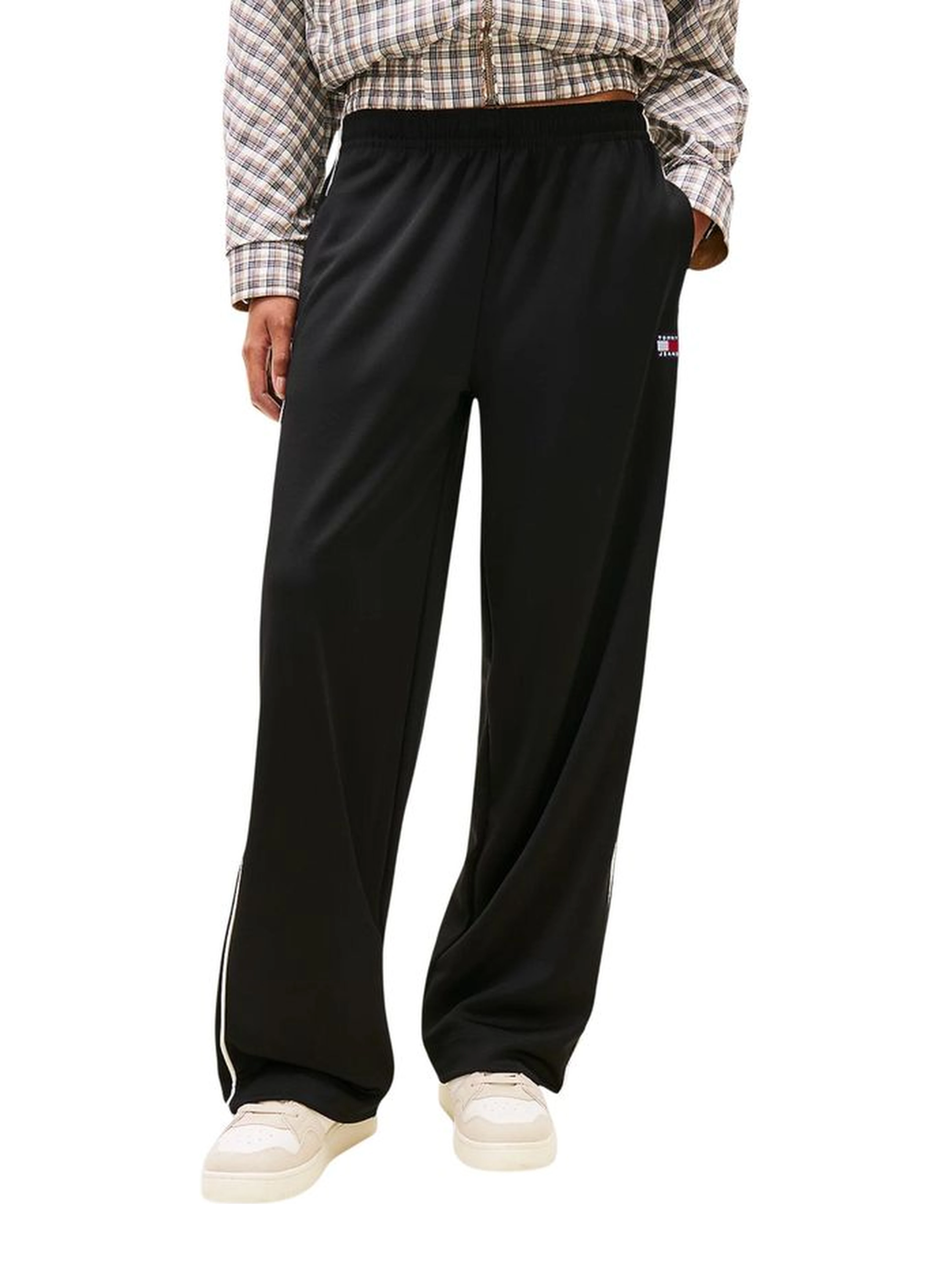 Black Recycled Polyester Joggers (Workout Pants)