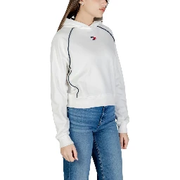 Cream Recycled Cotton Hoodie