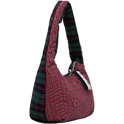 Bicolor Cotton Handbag