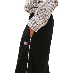 Black Recycled Polyester Joggers (Workout Pants)
