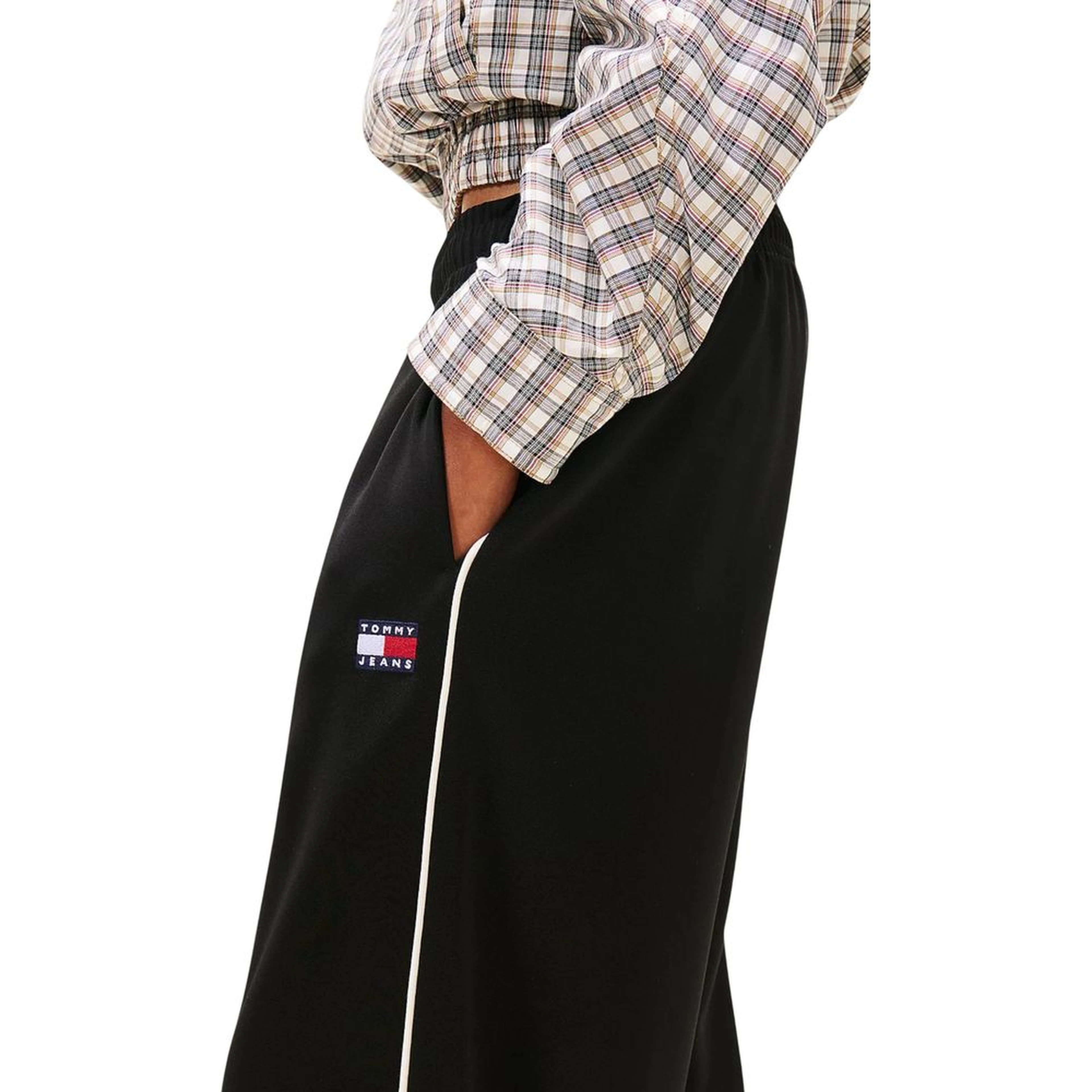 Black Recycled Polyester Joggers (Workout Pants)