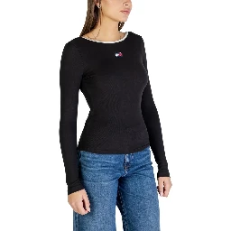Black Recycled Cotton Long Sleeve T-Shirt