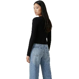 Black Organic Cotton Cardigan