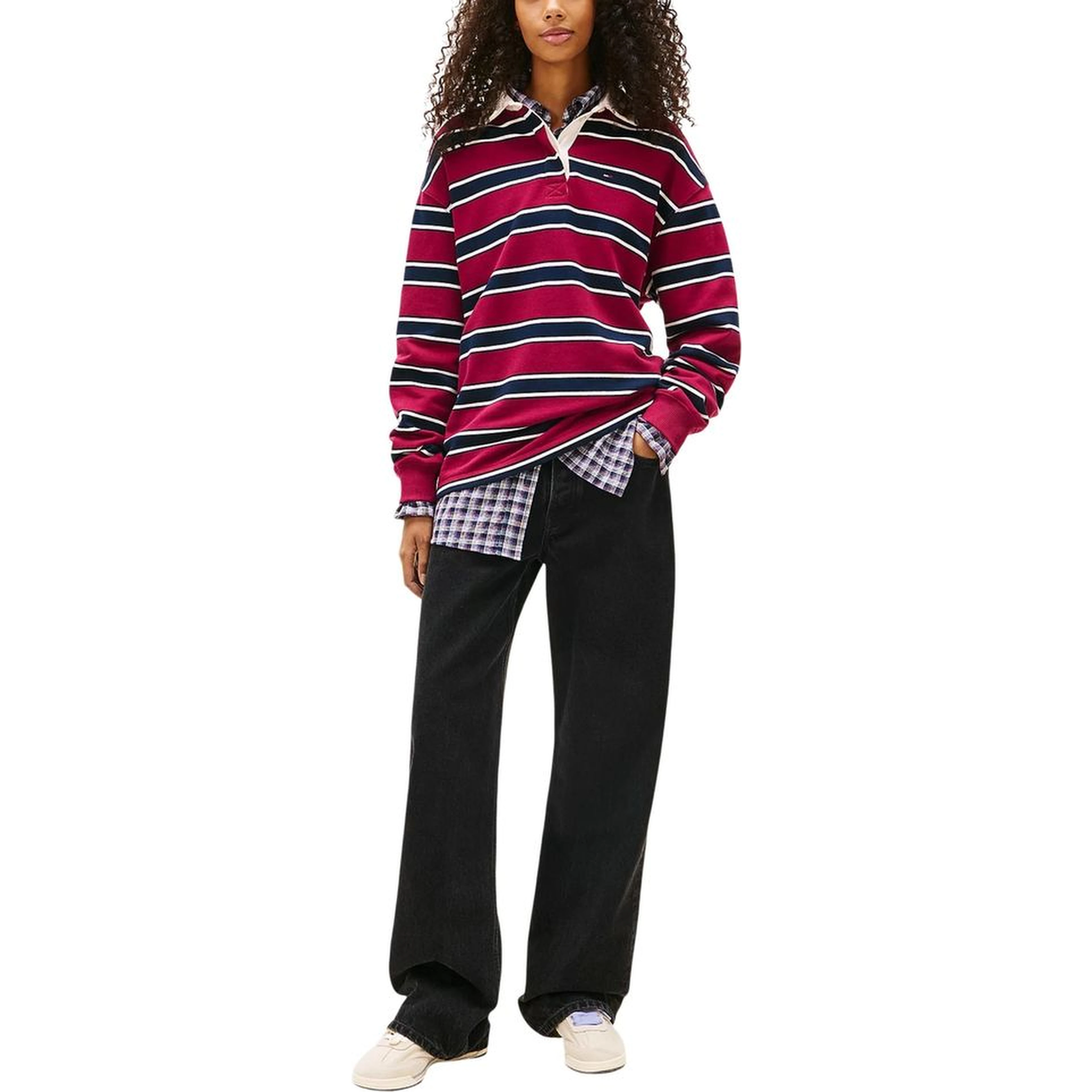 Black Recycled Cotton Bootcut Jeans