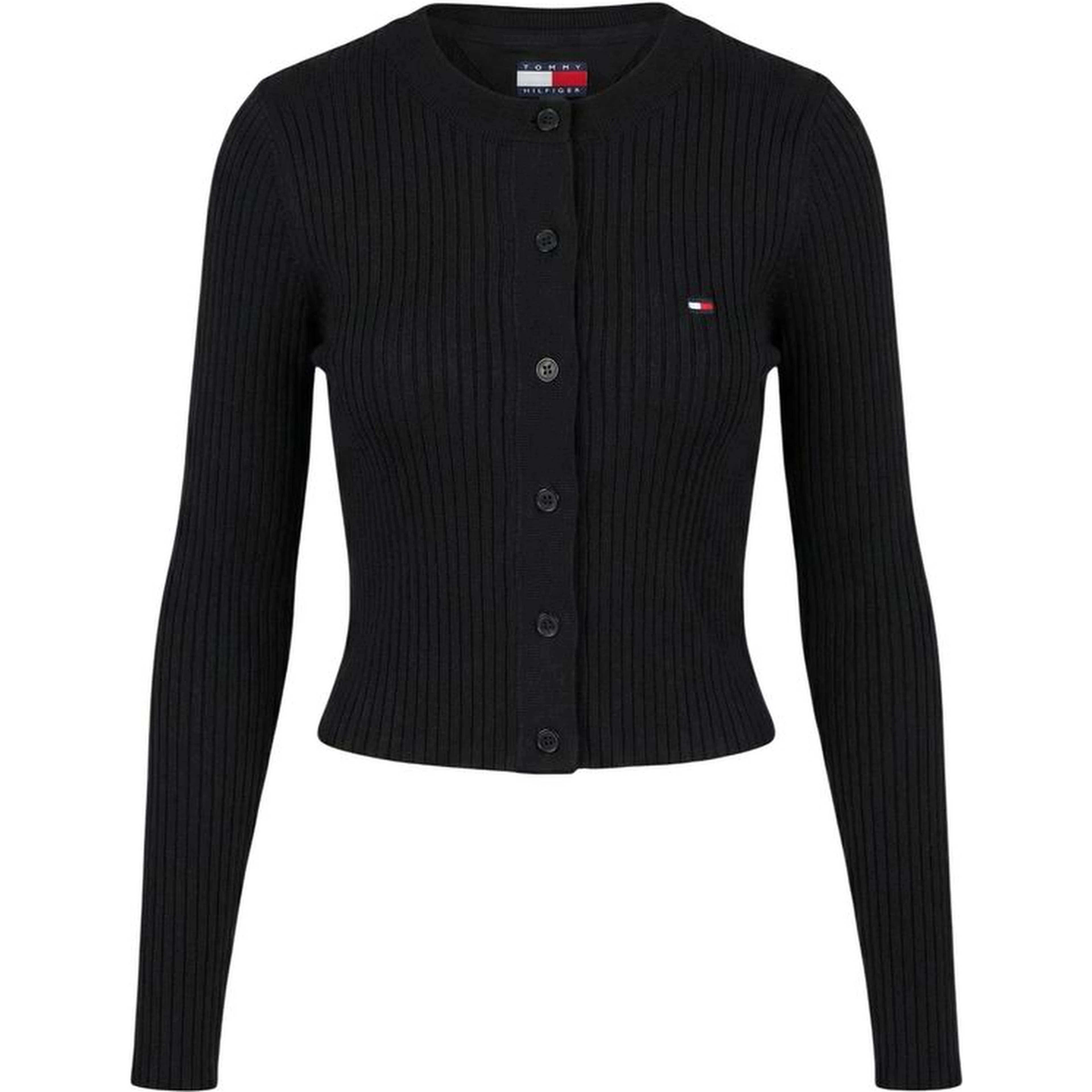 Black Organic Cotton Cardigan