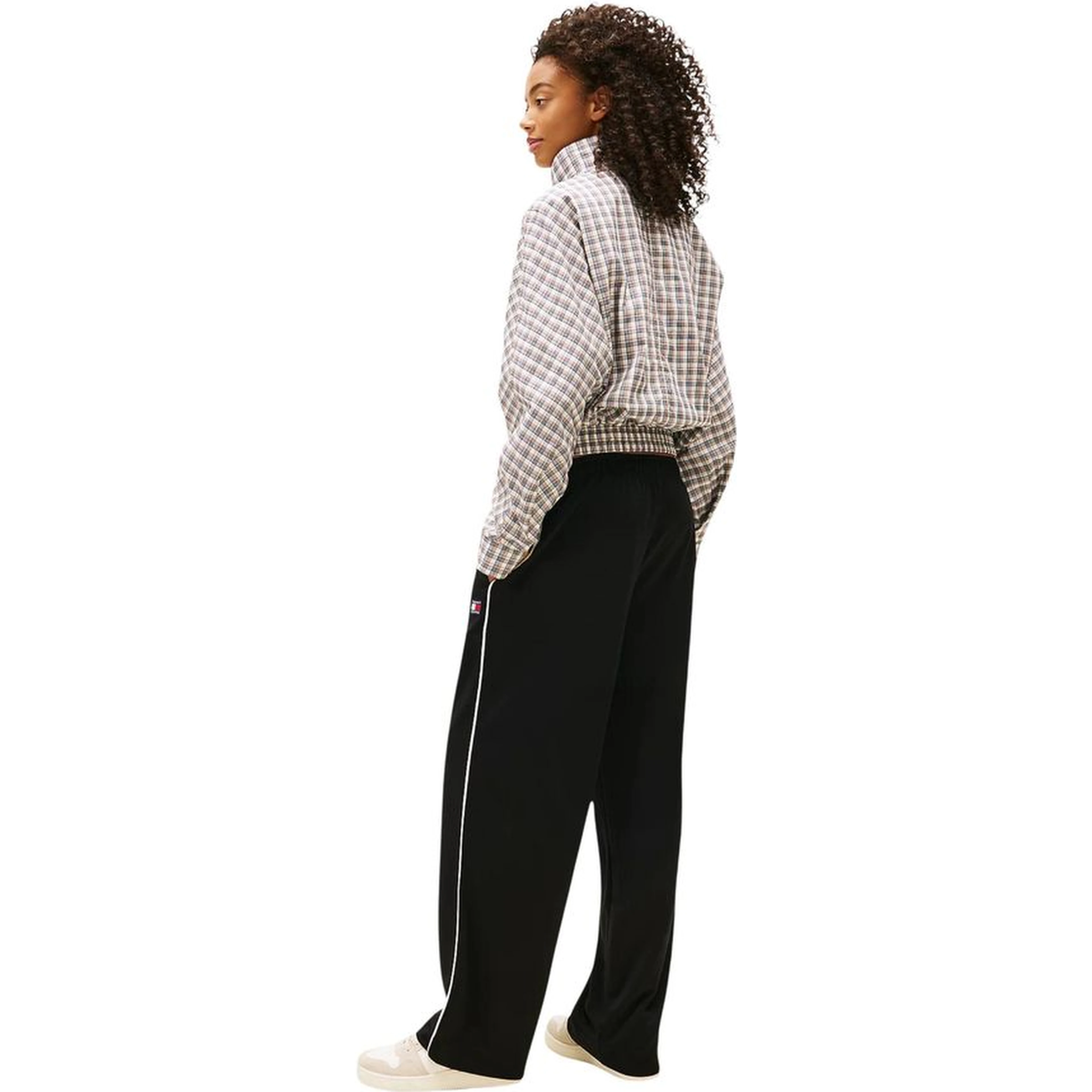 Black Recycled Polyester Joggers (Workout Pants)