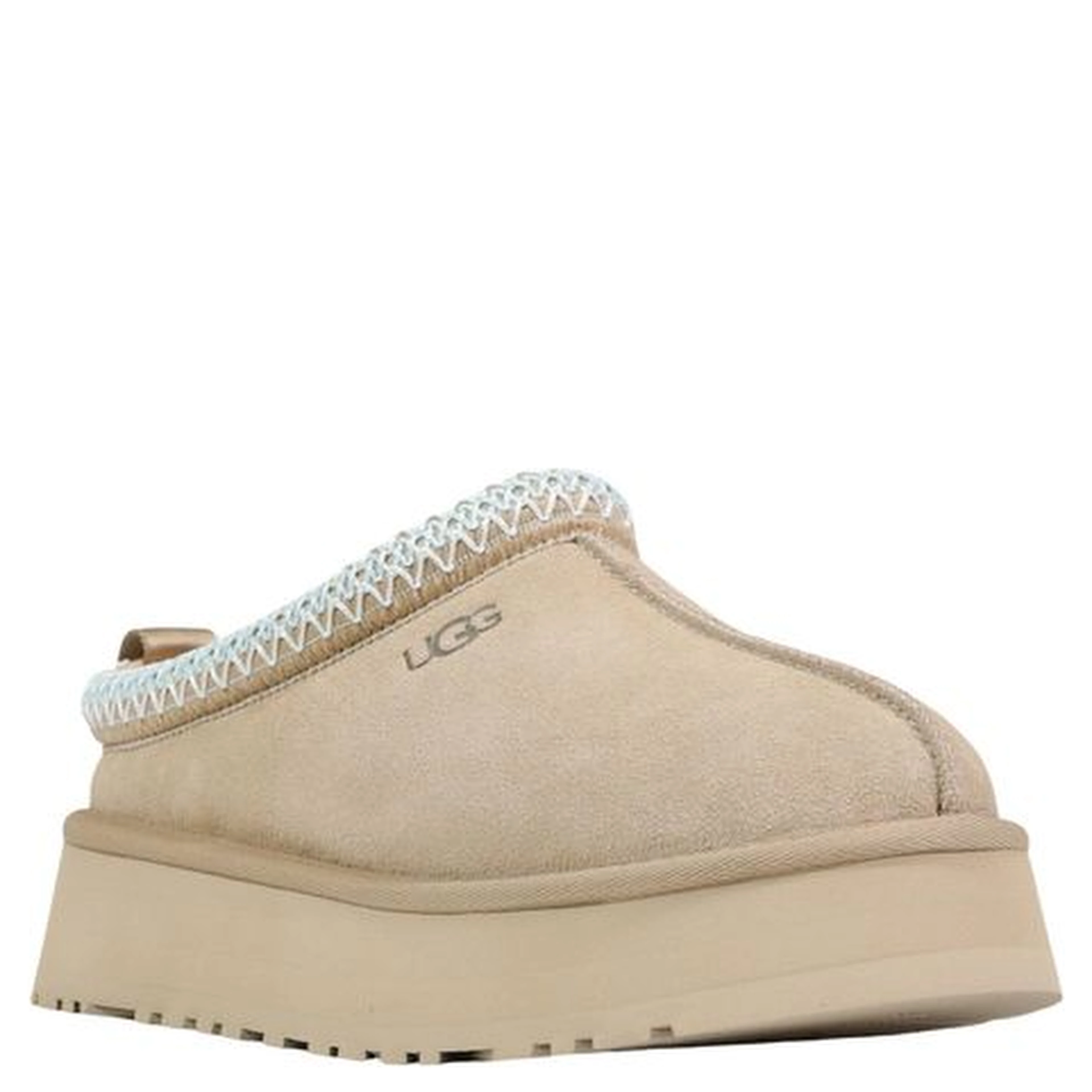 Beige Suede Leather Slippers