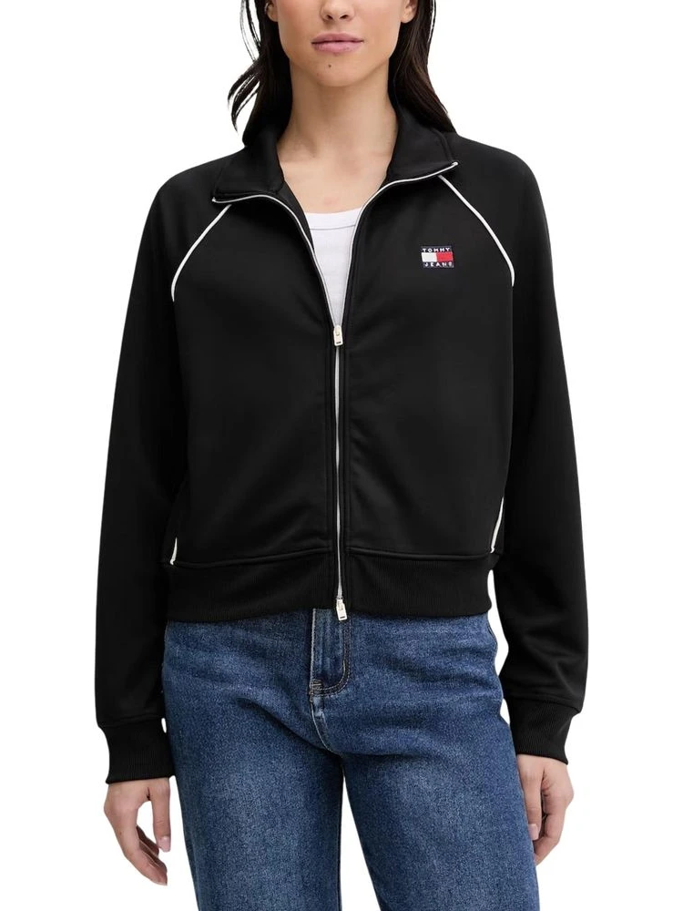 Black Recycled Polyester Sweatshirt