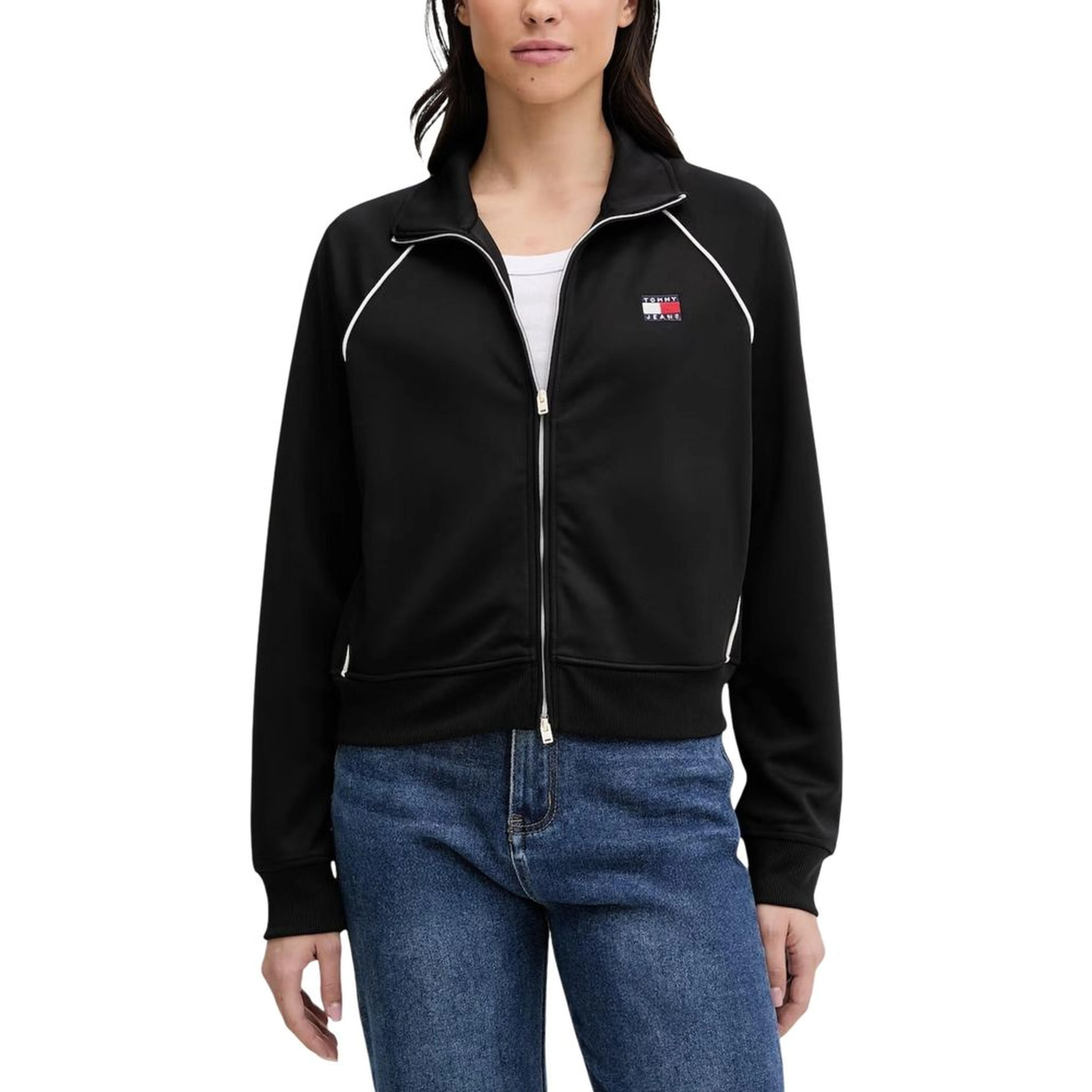 Black Recycled Polyester Sweatshirt