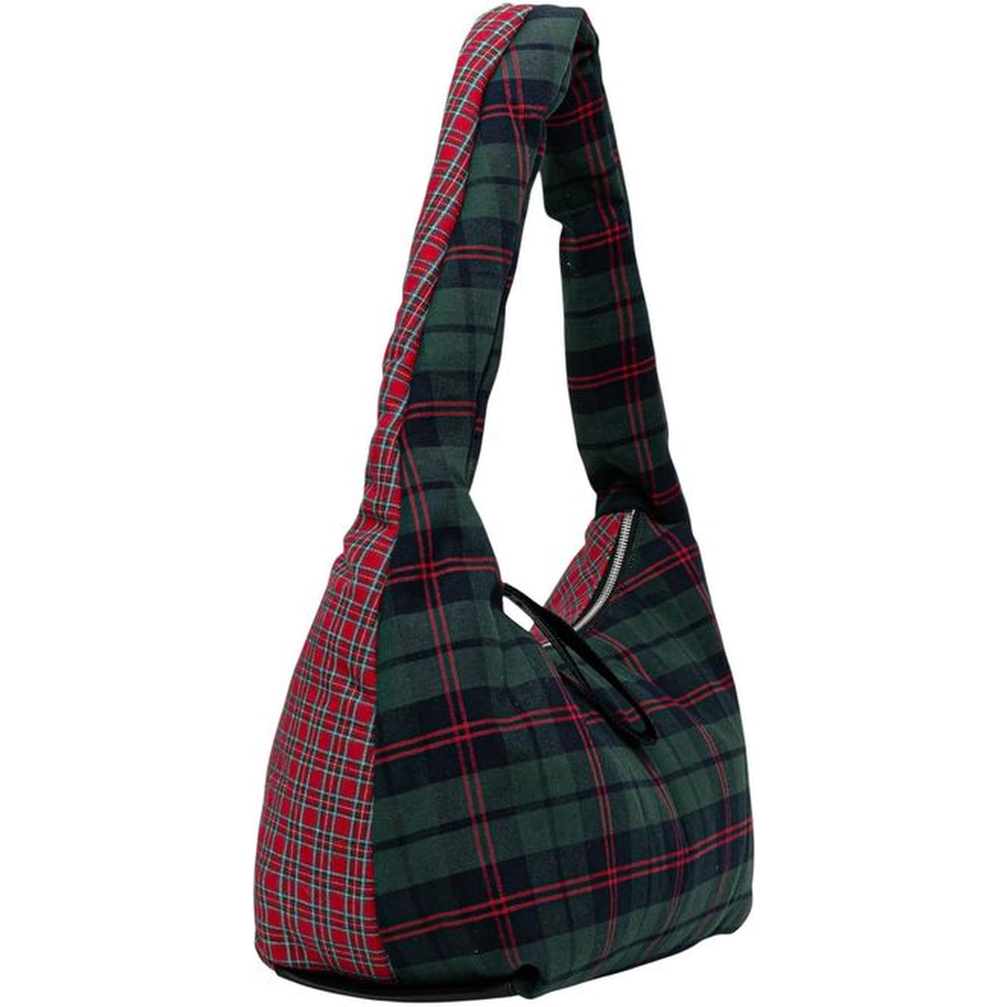 Bicolor Cotton Handbag