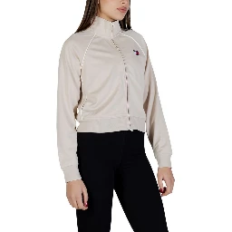 Beige Recycled Polyester Sweatshirt