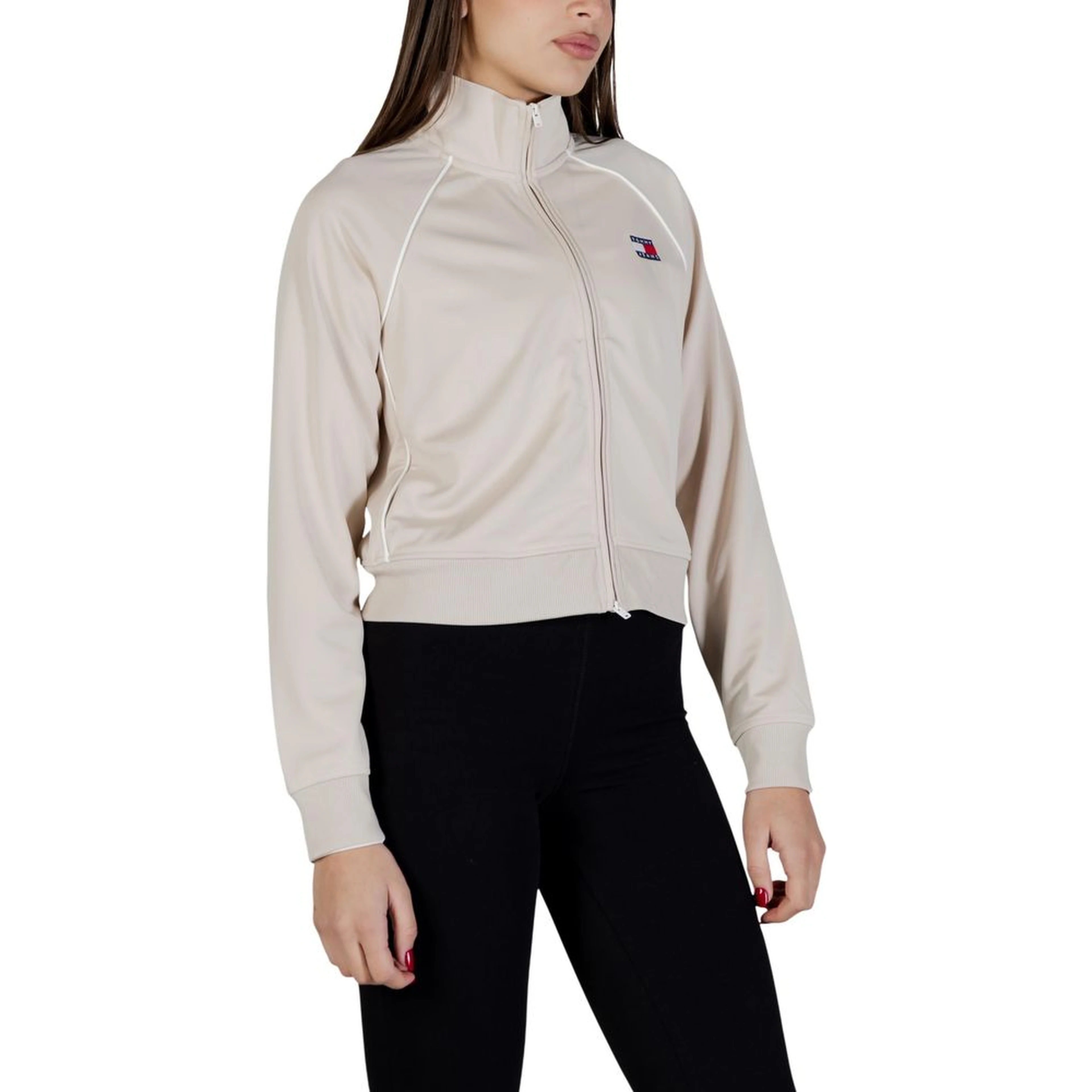 Beige Recycled Polyester Sweatshirt