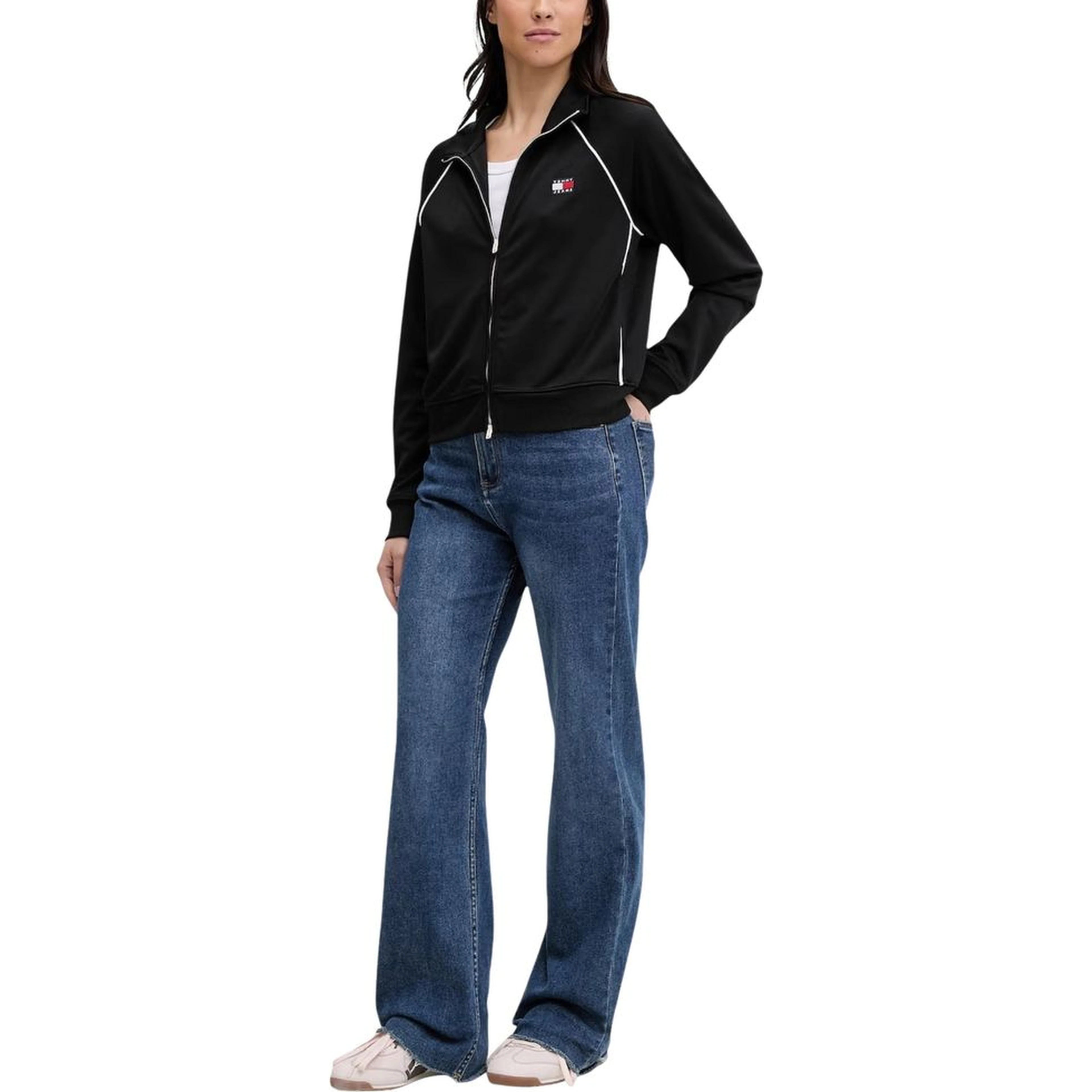 Black Recycled Polyester Sweatshirt
