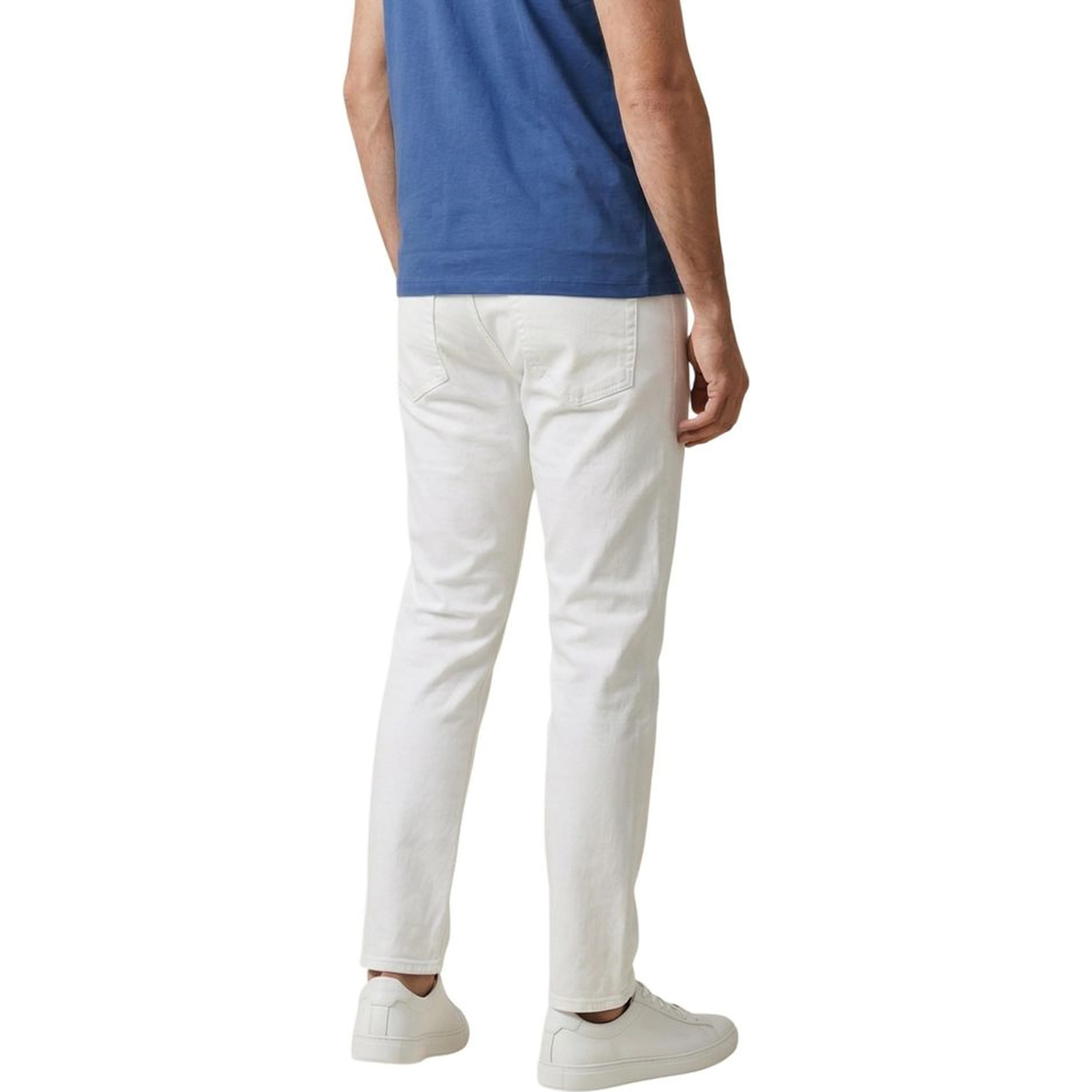 White Cotton Skinny Jeans