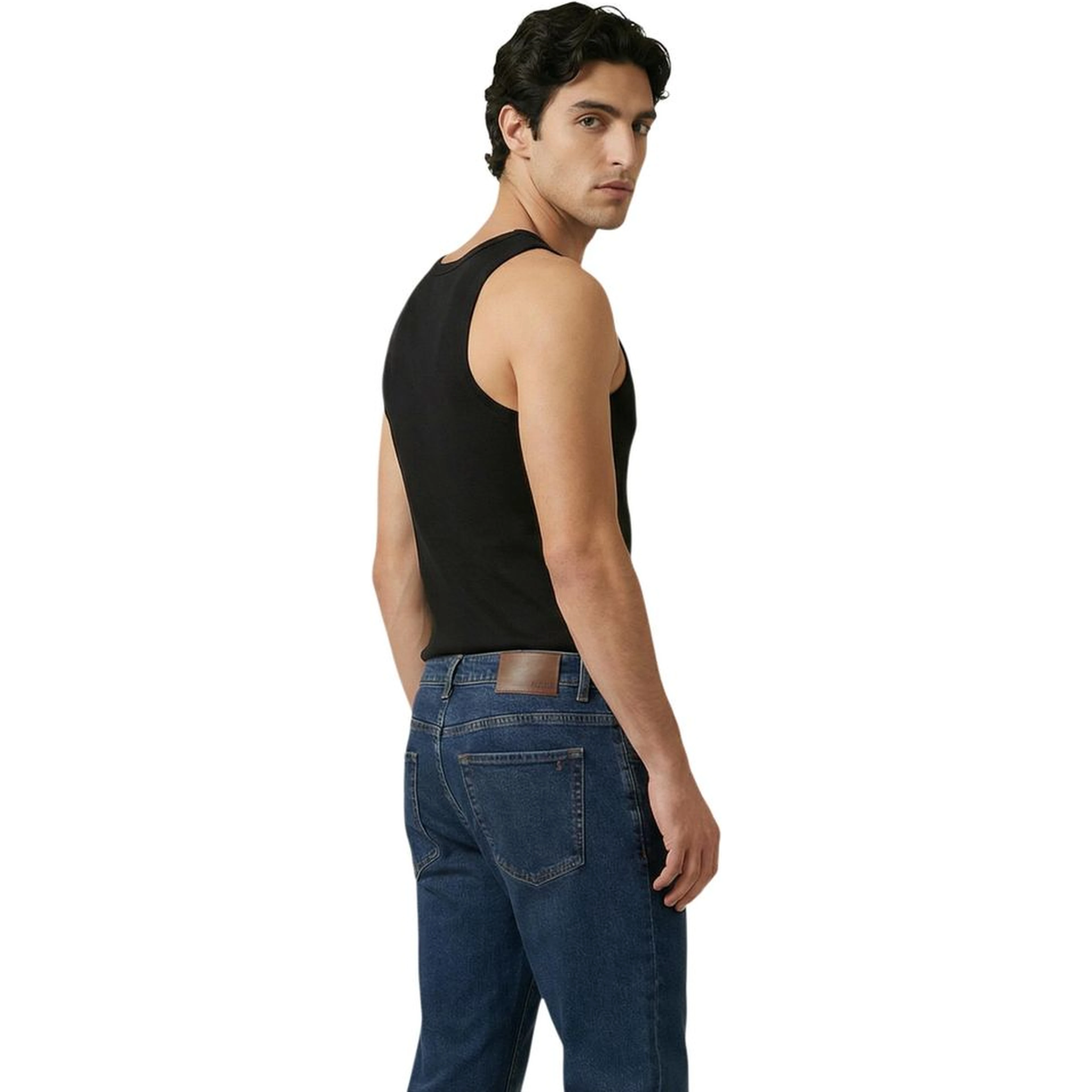Black Cotton Tank Tops