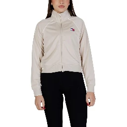 Beige Recycled Polyester Sweatshirt