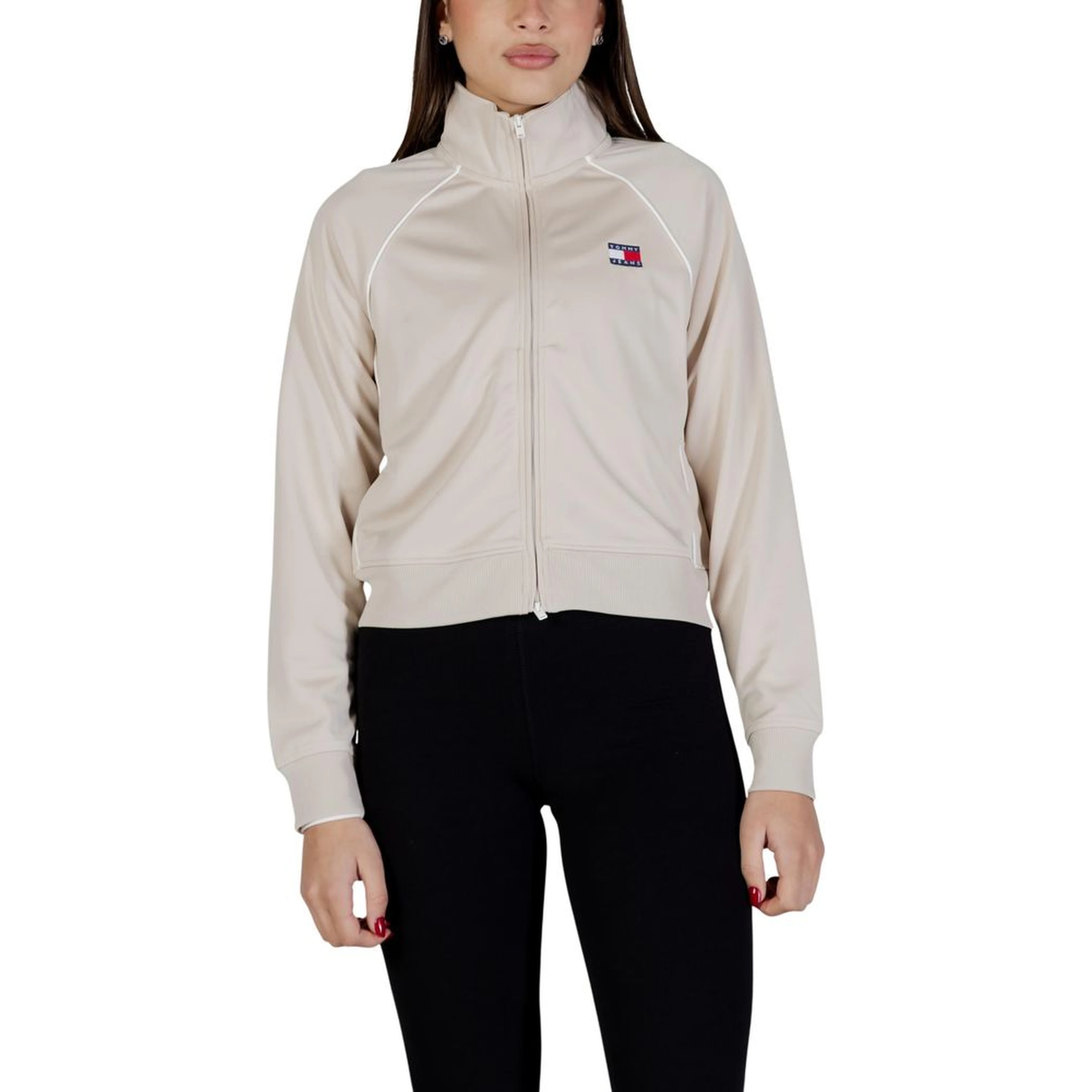 Beige Recycled Polyester Sweatshirt