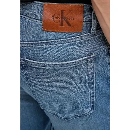 Blue Cotton Relaxed Fit Jeans