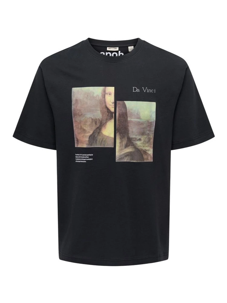 Black Cotton T-Shirt