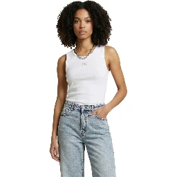 White Cotton Tank Tops