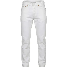 White Cotton Skinny Jeans