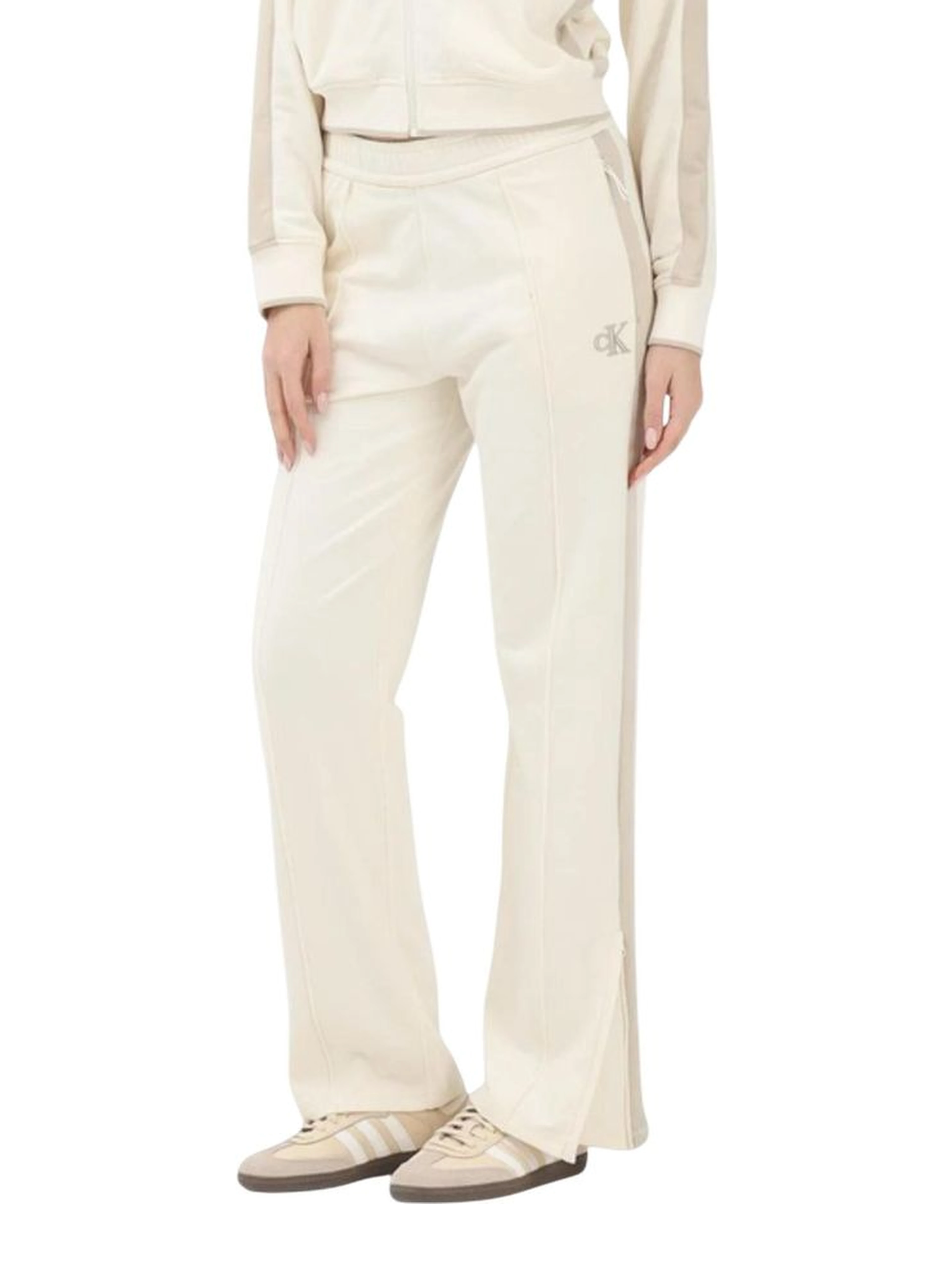 Cream Cotton Joggers (Workout Pants)