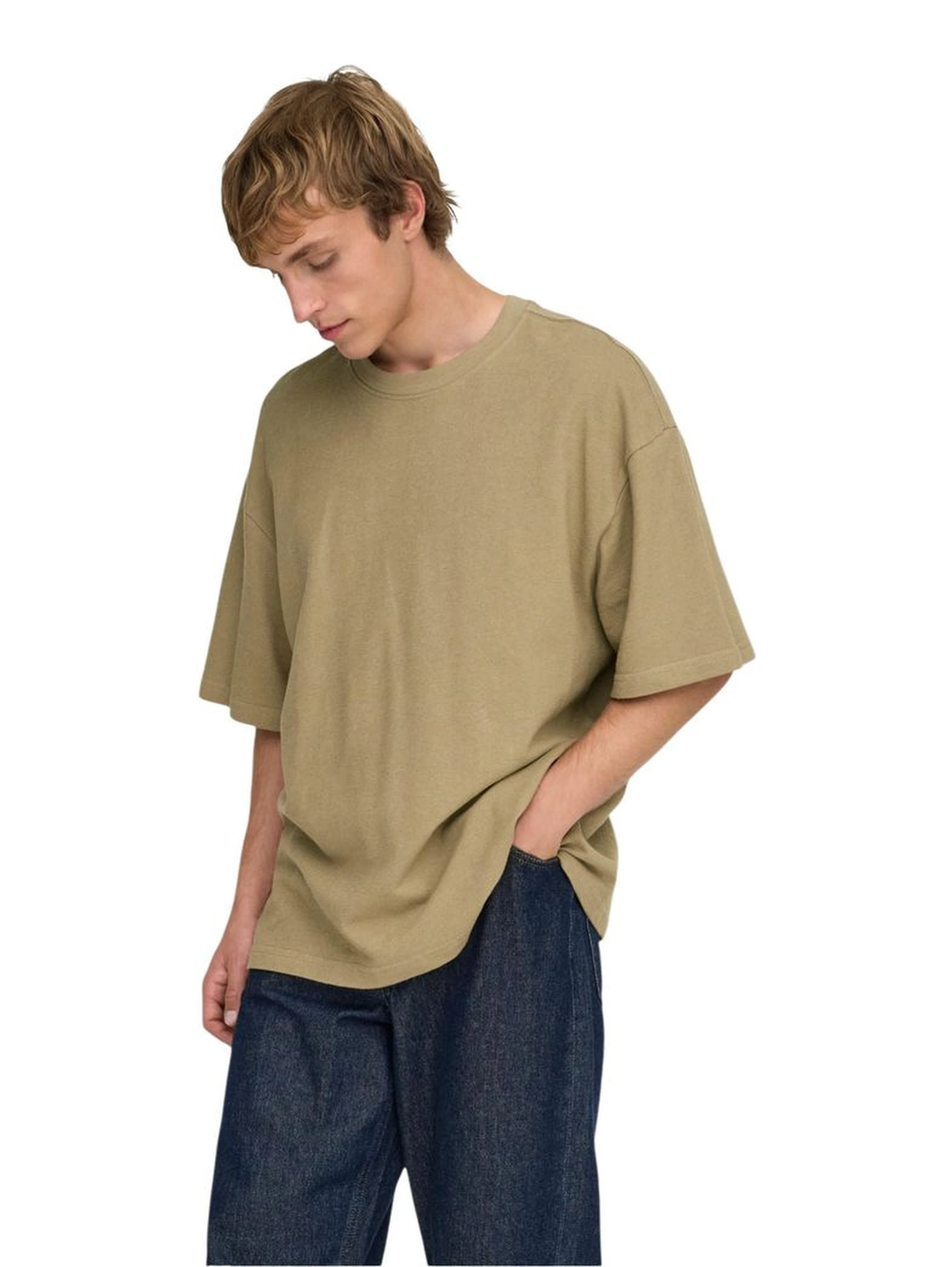 Brown Cotton T-Shirt