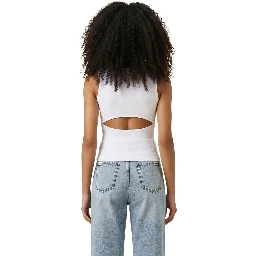 White Cotton Tank Tops