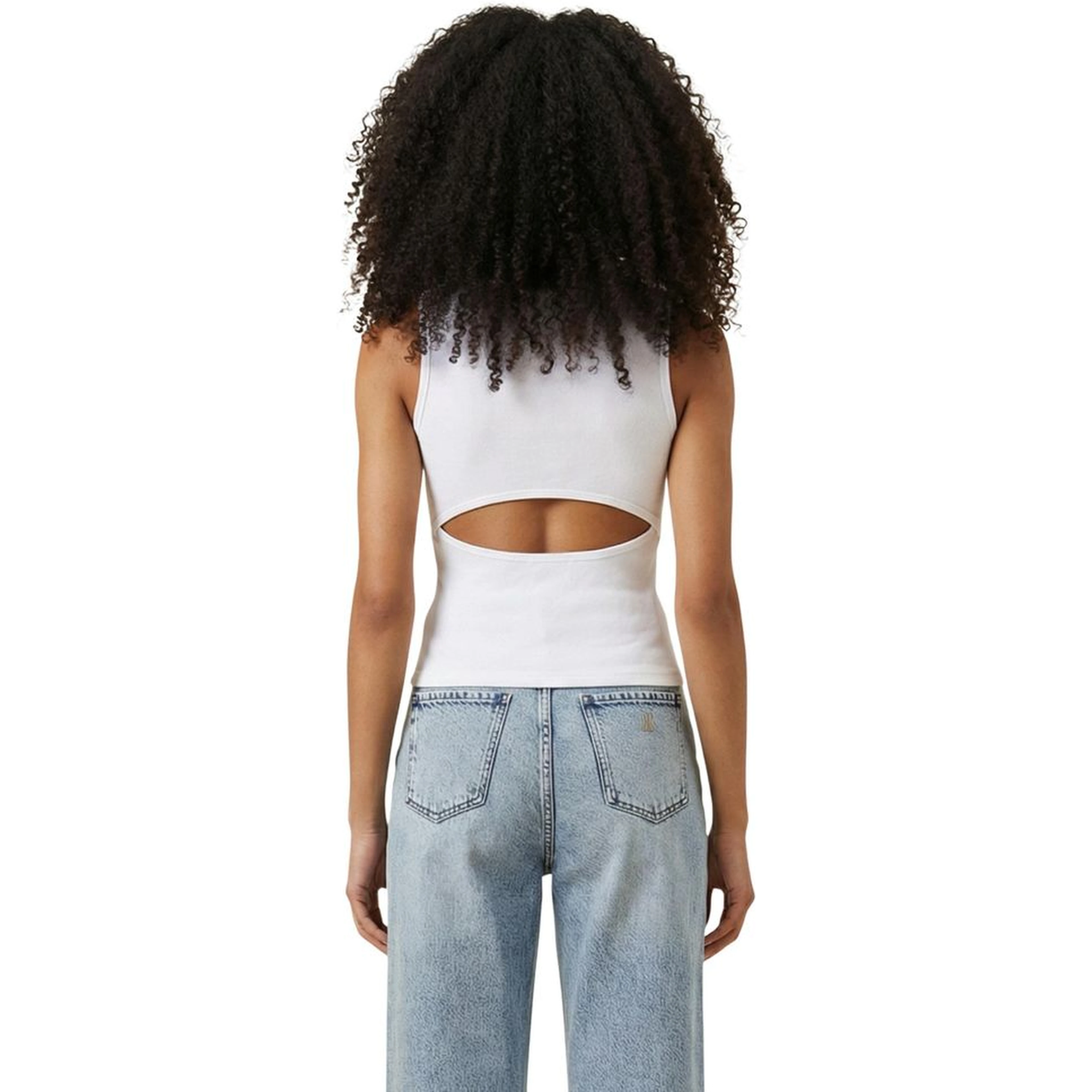 White Cotton Tank Tops