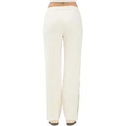 Cream Cotton Joggers (Workout Pants)