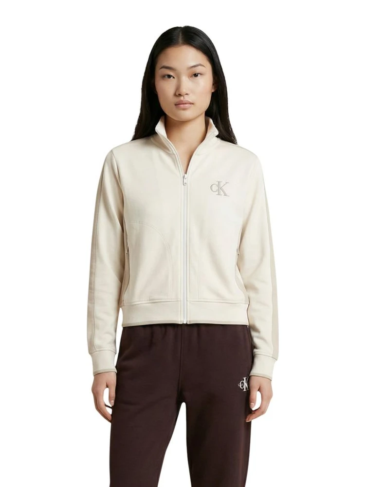 Beige Cotton Sweatshirt