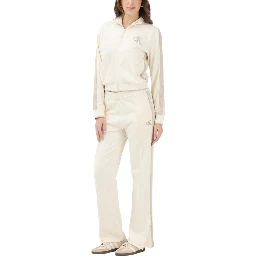 Cream Cotton Joggers (Workout Pants)