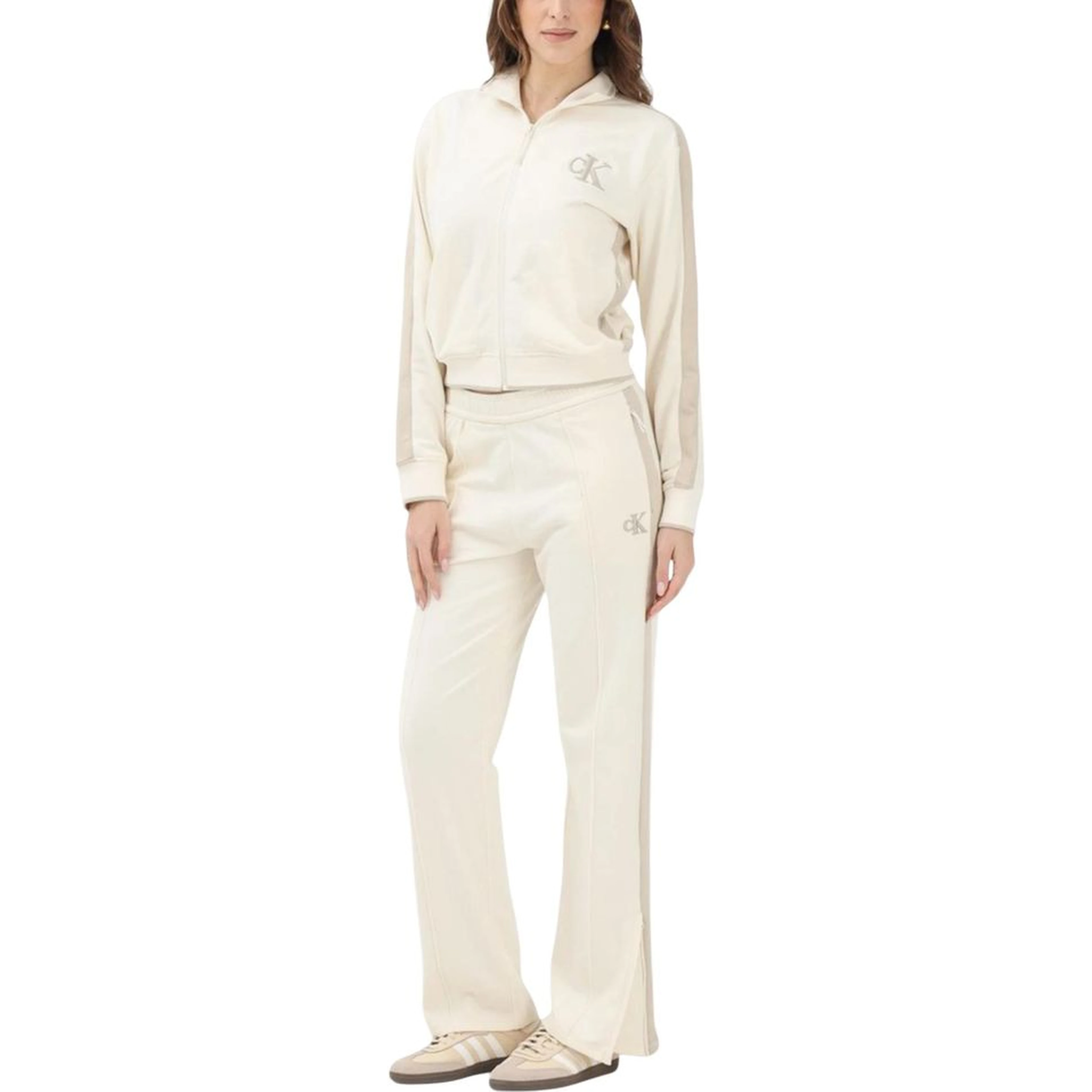 Cream Cotton Joggers (Workout Pants)