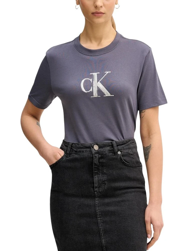 Gray Cotton T-Shirt