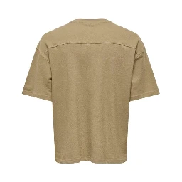 Brown Cotton T-Shirt