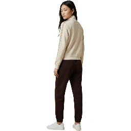 Beige Cotton Sweatshirt