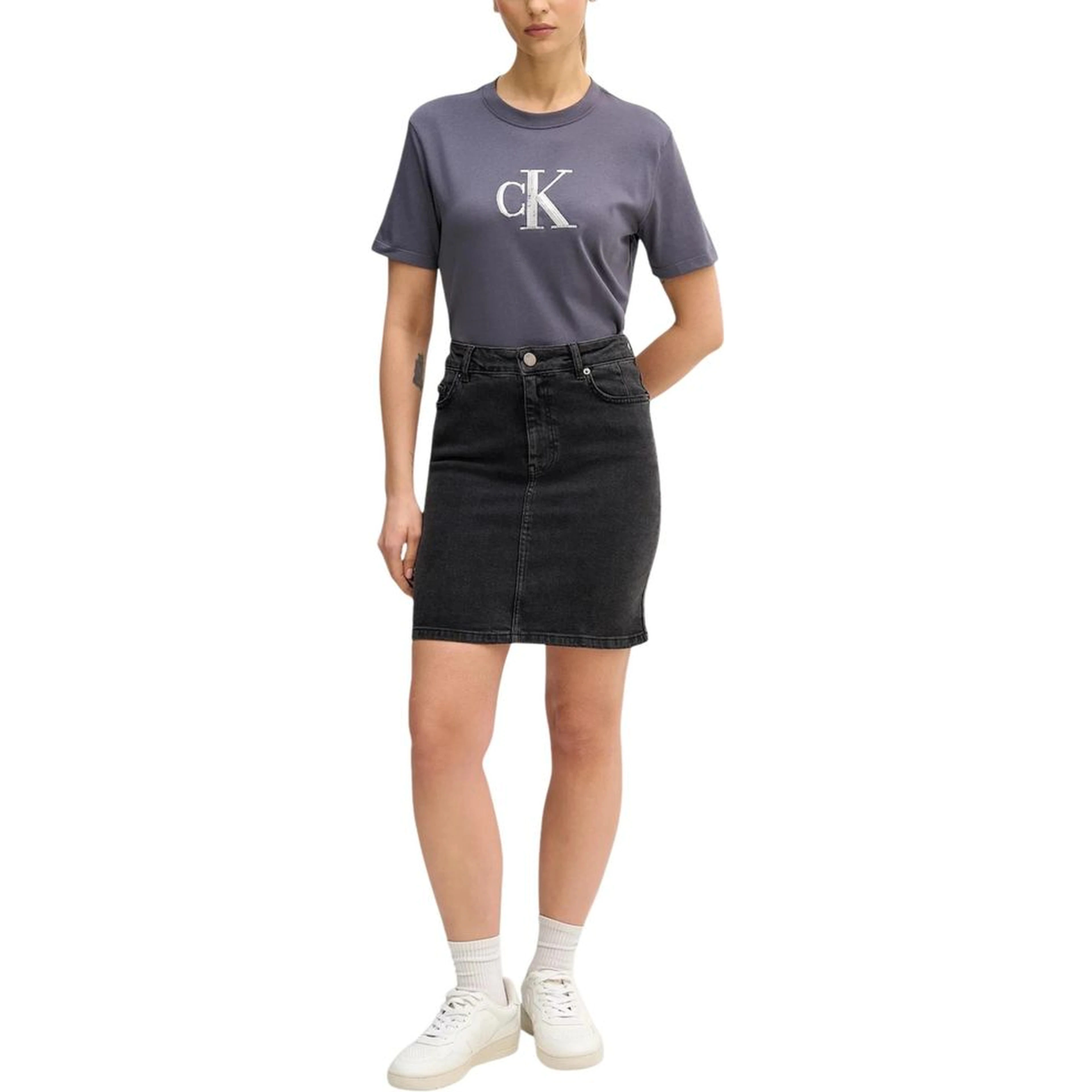 Gray Cotton T-Shirt