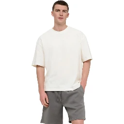 Cream Cotton T-Shirt