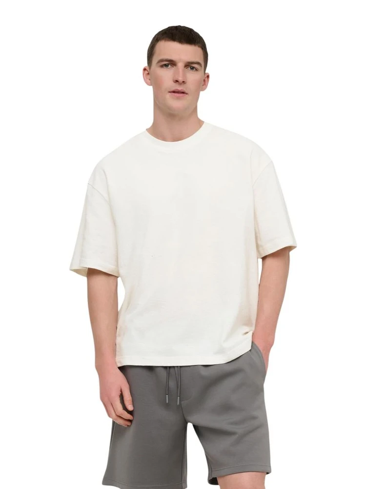 Cream Cotton T-Shirt